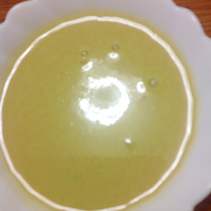 グリンピースのスープ